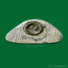 พระรูปเหมือนอุดกริ่ง ลป.เผือก วัดกิ่งแก้ว ปี 2534 เนื้อเงิน