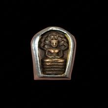 ปรกใบมะขาม ปี 2521 หลวงปู่โต๊ะ หลังยันต์นะ บล็อคหูขีด (นิยม)