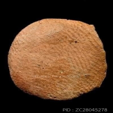 พระหัวใจกำแพงเดี่ยว เนื้อดินเผา กรุเตาทุเรียง จ.สุโขทัย