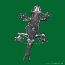 พญาจิ้งจก รุ่นแรก ลป.ปั่น วัดหนองกระทุ่ม จ.นครปฐม เนื้อเงิน