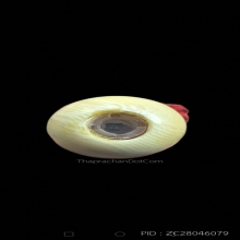 น้ำเต้าดูดทรัพย์จัมโบ้ รุ่นแรก เนื้องาแกะ รูปขาวดำ วัดปากน้ำ