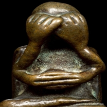 พระปิดตาศิลปนคร เนื้อทองแดงเถื่อน