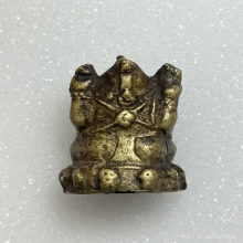 พระพิฆเนศ พิมพ์ใหญ่  เนื้อโลหะผสม พ.ศ.2485