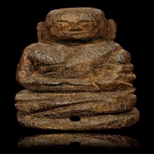 รูปเหมือนหลวงพ่อเงิน เนื้อไม้โพธิ์แกะ เก่าถึงยุค