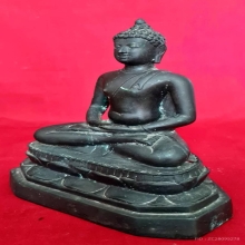 พระบูชาเชียงแสนสิงห์หนึ่ง พิมพ์สมาธิ บัวสองชั้น ขนาด 5 นิ้ว