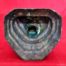 พระบูชาเชียงแสนสิงห์หนึ่ง พิมพ์สมาธิ บัวสองชั้น ขนาด 5 นิ้ว