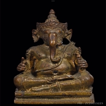 รูปหล่อพระพิฆเนศจำลององค์ประธานโบสถ์พราหมณ์ 