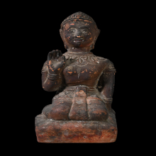 นางกวัก รุ่น 2 หลวงพ่อเต๋ วัดสามง่าม พิมพ์ฐานเตี้ย