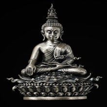 กริ่งพระพุทธประทานยศบารมี เนื้อเงิน พิมพ์ใหญ่ อ.เฉลิมชัย