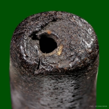 ตะกรุดหนังเสือพอกครั่งหลวงพ่อทองสุขวัดโตนดหลวง