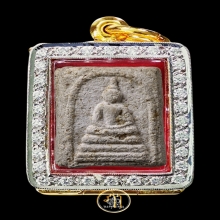 พระคะแนนฝังพระธาตุ หลวงพ่อชาญณรงค์ อภิชิโต ปี ๒๕๑๖