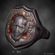 แหวนหลวงปู่ทวด ปี2506 เนื้อเงินลงยาแดง