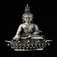 กริ่งพระพุทธประทานยศบารมี เนื้อเงิน พิมพ์เล็ก อ.เฉลิมชัย