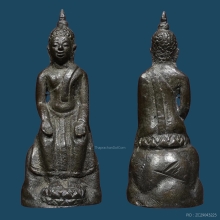 รูปหล่อพระพุทธปางทรงรับมธุปายาส หลวงพ่อแฉ่ง พร้อมทอง