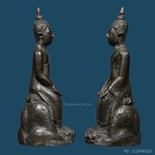 รูปหล่อพระพุทธปางทรงรับมธุปายาส หลวงพ่อแฉ่ง พร้อมทอง