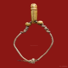 ปลัดขิกงาแกะหลวงพ่อกวย วัดโฆสิตาราม  เนื้องาช้าง จ.ชัยนาท