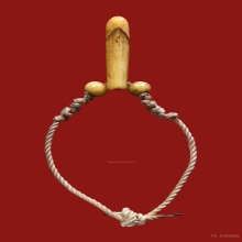 ปลัดขิกงาแกะหลวงพ่อกวย วัดโฆสิตาราม  เนื้องาช้าง จ.ชัยนาท