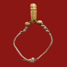 ปลัดขิกงาแกะหลวงพ่อกวย วัดโฆสิตาราม  เนื้องาช้าง จ.ชัยนาท