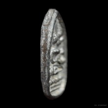 เหรียญหล่อพระสังวราชุ่ม พิมพ์พระพุทธนั่งบัว มีจาร วัดพลับ