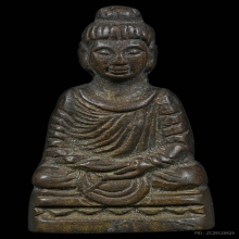 พระกริ่งหน้าอินเดีย ลพ.ถนอม วัดปากลัด อ.บ้านแหลม จ.เพชรบุรี