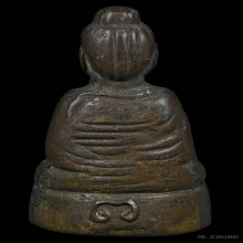 พระกริ่งหน้าอินเดีย ลพ.ถนอม วัดปากลัด อ.บ้านแหลม จ.เพชรบุรี