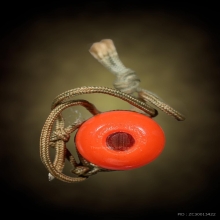 น้ำเต้าดูดทรัพย์ หลวงพ่อสดวัดปากน้ำ รุ่นแรก สีส้ม