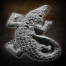 จรเข้ รุ่นแรก ปี2509 เนื้อตะกั่ว หลวงพ่อสนิท สวยแชมป์