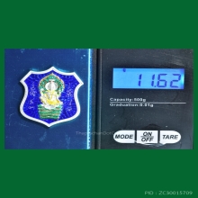 เหรียญโล่ห์จตุคามรามเทพ เนื้อเงินลงยา หลักเมืองนคร ๖๘