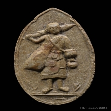 พระสิวลีรูปไข่ เนื้อผงเกสร หลวงปู่โต๊ะ 