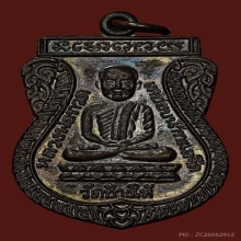 เหรียญใต้ร่มเย็น บล๊อคกษาปณ์ ผิวปรอท มีรูปแสงธรรมชาติประกอบ