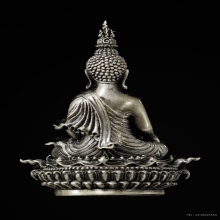 กริ่งพระพุทธประทานยศบารมี เนื้อเงิน พิมพ์เล็ก อ.เฉลิมชัย