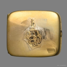 พระสมเด็จนางพญา สก ปี 2535 เนื้อทองคำ พิมพ์ใหญ่