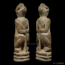 ลิง หลวงพ่อดิ่ง วัดบางวัว เนื้อไม้พุดซ้อน ( องค์ที่ 2 )