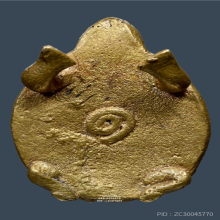 เต่าหล่อโบราณหลังพระพุทธ หลวงพ่ออิ่ม วัดหัวเขา