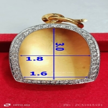 ตลับทอง90 เพชรแท้ รูปหล่อ / พระคง หนัก 20.4 กรัม