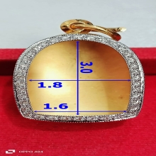 ตลับทอง90 เพชรแท้ รูปหล่อ / พระคง หนัก 20.4 กรัม