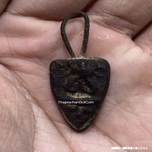 พระปิดตาหลวงพ่อไล้ วัดเขายี่สาร เนื้อผงยา จ.สมุทรสงคราม