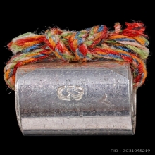  ตะกรุดลูกอมหลวงพ่อหยอด  เนื้อเงิน เลี่ยมทอง