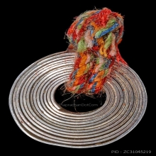  ตะกรุดลูกอมหลวงพ่อหยอด  เนื้อเงิน เลี่ยมทอง