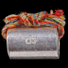  ตะกรุดลูกอมหลวงพ่อหยอด  เนื้อเงิน เลี่ยมทอง