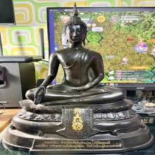 พระบูชา ภปร.ปี08 วัดบวร บล็อคเสริม 9 นิ้วสูง17นิ้ว