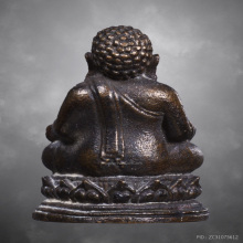 รูปหล่อพระสังกัจจายน์รับลาภหลวงพ่อเกษม เขมโก ปี2532 