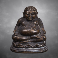 รูปหล่อพระสังกัจจายน์รับลาภหลวงพ่อเกษม เขมโก ปี2532 