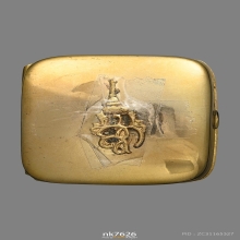 พระสมเด็จนางพญา สก ปี 2535 เนื้อทองคำ พิมพ์ใหญ่