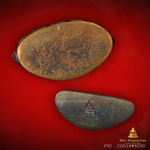 พระกริ่งพระชัยวัฒน์ศรีอยุธยา หลวงพ่อเอื้อน นวะโลหะก้นทองแดง