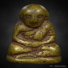 รูปหล่อโบราณหลวงพ่อเงินอาจารย์แจ๊ะพิมพ์เศียรโต