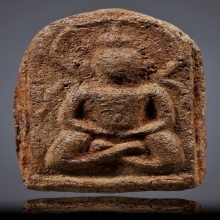 พระซุ้มเว้าหลวงปู่บุญ วัดกลางบางแก้ว เนื้อดิน