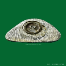 พระรูปเหมือนอุดกริ่ง ลป.เผือก วัดกิ่งแก้ว ปี 2534 เนื้อเงิน