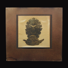 รูปถ่ายซีเปียพระพนัสบดี ประดิษฐาน อ.พนัสนิคม จ.ชลบุรั