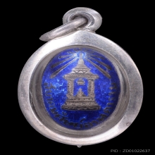 เข็มกลัดเงินลงยา วัดอนงคาราม